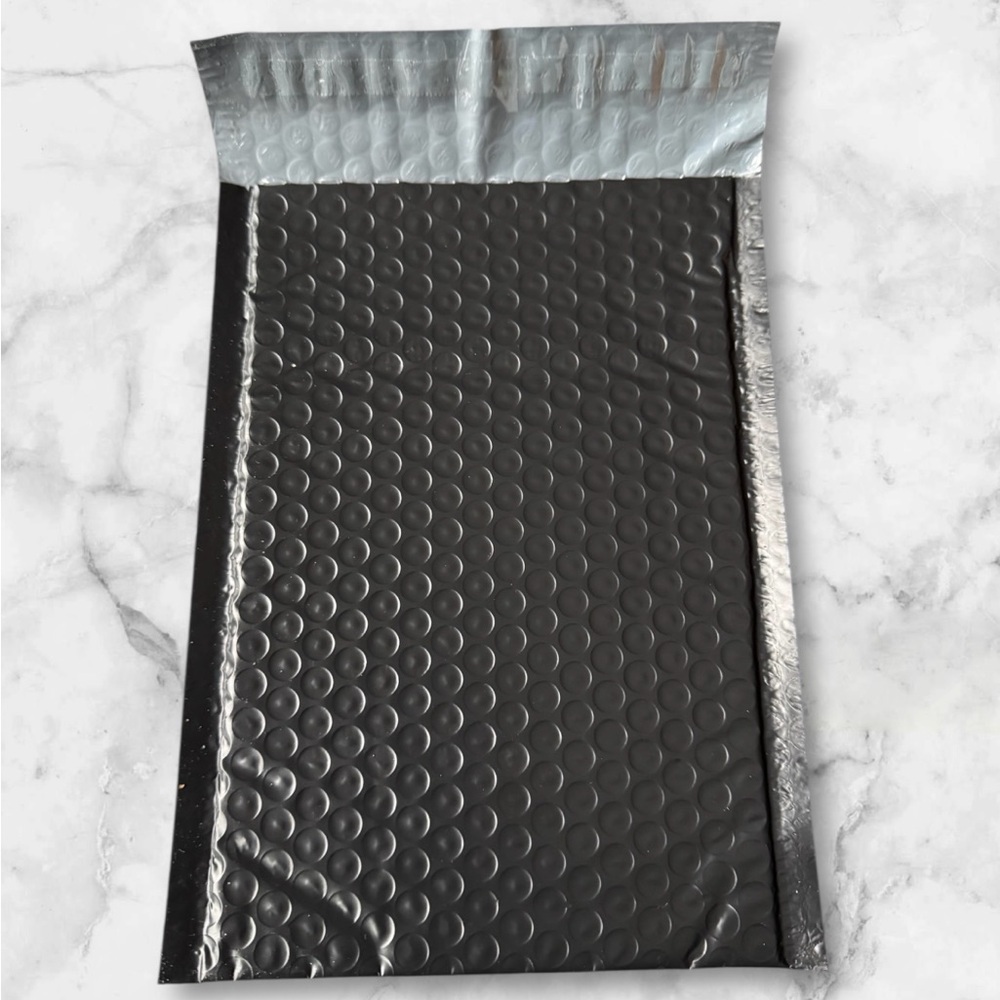 $2 Add-On | 3 Pack of 6”x10” Black Bubble Mailers - Picture 5 of 14